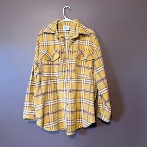 Moon Ryder plaid flannel top